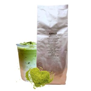 Матча Лате Смес Evolet, Стевия, 1кг