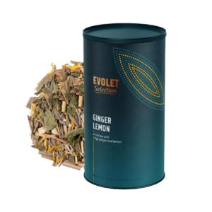 Насипен чай Джинджифил и Лимон Evolet, Тубус, 250гр