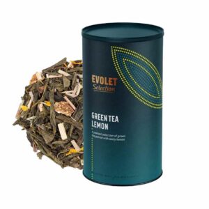 Насипен зелен чай Сенча и Лимон Evolet, Тубус, 250гр